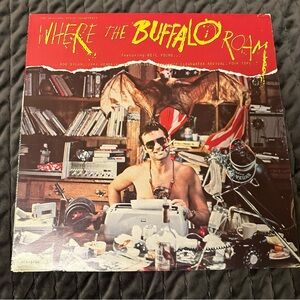 Vintage Where the Buffalo Roam Hunter S. Thompson Soundtrack Vinyl Record
